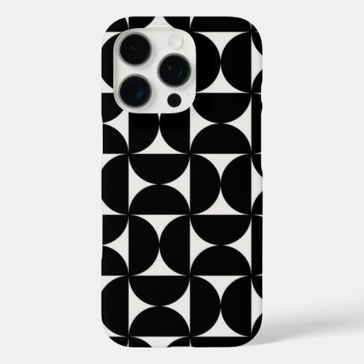 "Bold Contrast: Black & White iPhone 16 Pro Cover" Case-Mate iPhone Hülle (Rückseite)