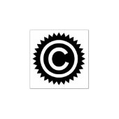 BOLD Copyright Symbol Abzeichen Siegel Gummi Brief Gummistempel (Prägung)
