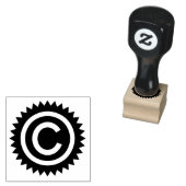 BOLD Copyright Symbol Abzeichen Siegel Gummi Brief Gummistempel (Stempel)