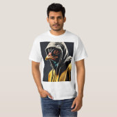 Bold Crystal Eagle Emblem T - Shirt: Embrace Fearl T-Shirt (Vorne ganz)