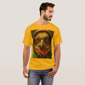 Bold Crystal Eagle Emblem T - Shirt: Embrace Fearl T-Shirt (Vorne ganz)