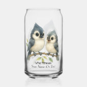 Bold Curious Titmouse Dosenglas (Vorderseite)