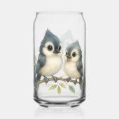 Bold Curious Titmouse Dosenglas (Rückseite)