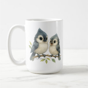 Bold Curious Titmouse Kaffeetasse