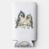 Bold Curious Titmouse Selters Dosenkühler (Rückseite)