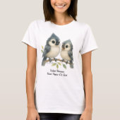 Bold Curious Titmouse T-Shirt (Vorderseite)