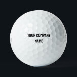 Bold Custom Company Name Titleist Pro V1 Golfball<br><div class="desc">Benutzerdefinierter Firmenname Schwarzer Text. Kühne.</div>