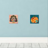 Bold cute Thanksgiving/fall prints Bilderwand Sets (Holzboden)