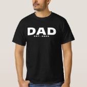 Bold Dad Established New Dad T-Shirt (Vorderseite)