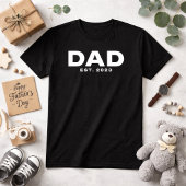 Bold Dad Established New Dad T-Shirt