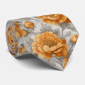 Bold Dads Fathers Day Gifts Peonies Krawatte (Gerollt)