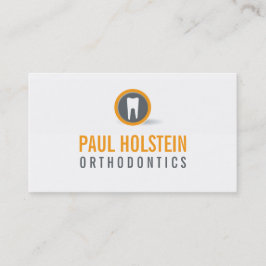 BOLD DENTIST BUSINESS CARD :: modernes Zahnlogo 6 Visitenkarte
