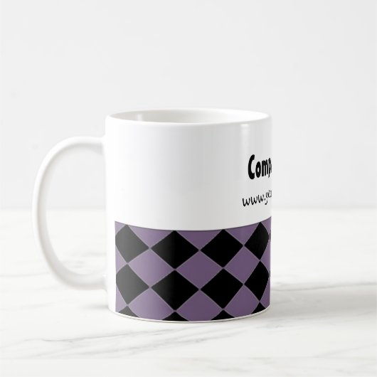 Bold Diamond Pattern Kaffeetasse (Links)