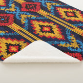 Bold Diamond Southwestern Pattern Sherpadecke (3/4)