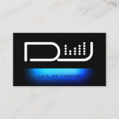 Bold DJ Equalizer musikalisch Visitenkarte (Vorderseite)