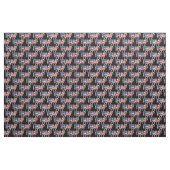 Bold Donald Trump 2024 Patriotisches Muster Stoff (Fat Quarter (45,7 x 55,9 cm))