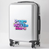 "Bold Dream Big Hustle Hard Star Sticker" Aufkleber (Koffer)