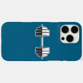 Bold Dumbell Power - Minimalistische Fitness Desig Case-Mate iPhone Hülle (Rückseite (Horizontal))