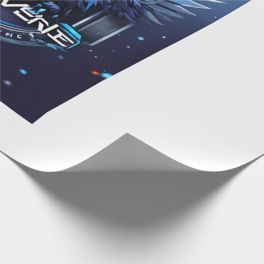 Bold Eagle Logo Wrapping Paper | Powerful Eagle Pa Geschenkpapier (Ecke)