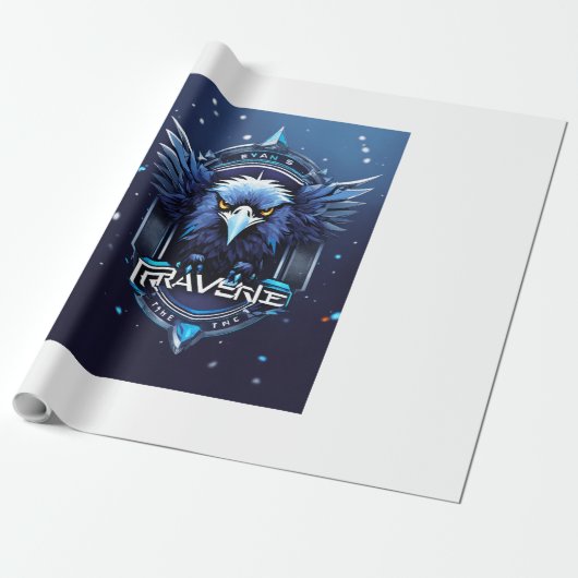 Bold Eagle Logo Wrapping Paper | Powerful Eagle Pa Geschenkpapier (Ungerollt)