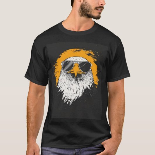 Bold Eagle Prints - Nature-Inspiriert Kunst T-Shirt (Vorderseite)