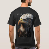 Bold Eagle Prints - Nature-Inspiriert Kunst T-Shirt (Rückseite)