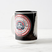 BOLD EAGLE UND LOGO ZWEIFARBIGE TASSE (Vorderseite Links)