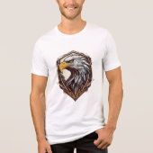 Bold Eagle Wappen Tri-Blend Shirt (Vorderseite)