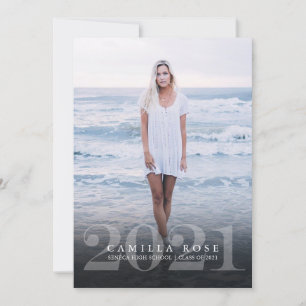 Bold Elegance 2021 Abschluss Foto Einladung