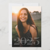 Bold Elegance 2023 Abschluss Foto Einladung (Vorderseite)