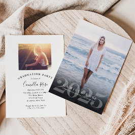 Bold Elegance 2025 Abschluss Foto Einladung