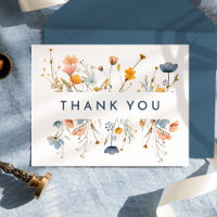 Bold elegante Floral Wedding Danke