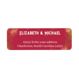 Bold elegante Gold Pink Magenta Custom Wedding