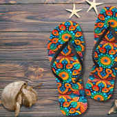 Bold Ethnic Mandala Badesandalen
