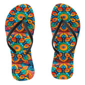 Bold Ethnic Mandala Badesandalen (Fußbett)