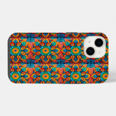 Bold Ethnic Mandala iPhone Hülle (Rückseite (Horizontal))