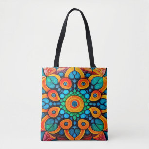 Bold Ethnic Mandala Tasche