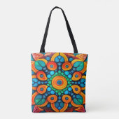 Bold Ethnic Mandala Tasche (Rückseite)