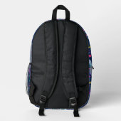Bold Explorer: Abstract Maximalism  Bedruckter Rucksack (Rückseite)