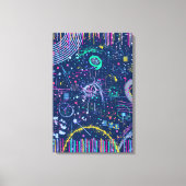 Bold Explorer: Abstract Maximalism Leinwanddruck (Vorderseite)