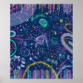 Bold Explorer: Abstract Maximalism  Poster (Vorne)
