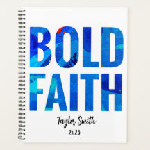 Bold Faith Inspiration Christlich Planner
