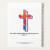 Bold Faith Inspiration Undated Planner Planer (Rückseite)