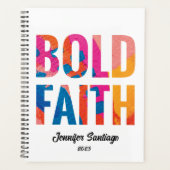 Bold Faith Inspiration Undated Planner Planer (Vorderseite)
