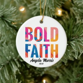 Bold Faith Inspiration Weihnachtsschmuck