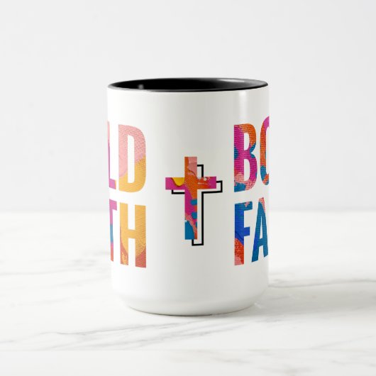 Bold Faith Multicolor Inspiration Tasse (Zentrum)