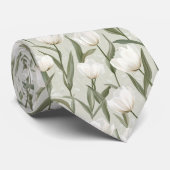 Bold Fathers Day Tulip Flower Krawatte (Gerollt)