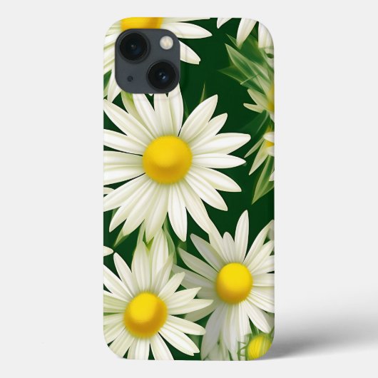 Bold Floral Daisies Pattern Case-Mate iPhone Hülle (Rückseite)