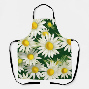 Bold Floral Daisies Pattern Schürze