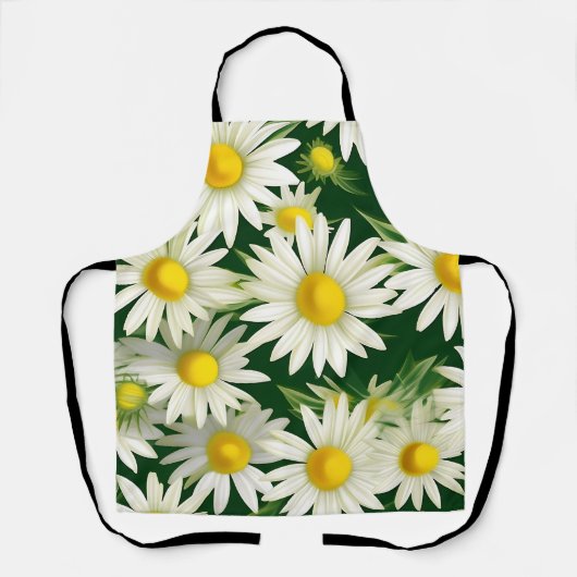 Bold Floral Daisies Pattern Schürze (Vorderseite)